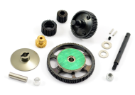FASTRAX HD METAL GEAR SET/SLIPPER CLUTCH AXIAL SCX10 HONCHO/DINGO FTAX24